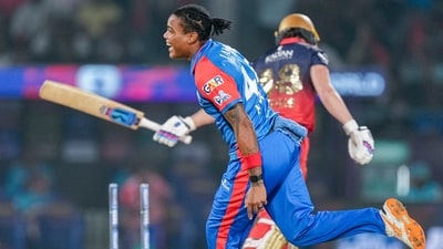 For DC, Chinelle Henry took two wickets. (PTI) For DC, Chinelle Henry took two wickets. (PTI)