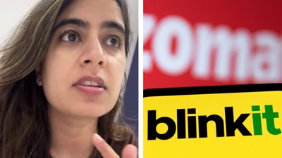 A woman praised Blinkit for helping her aunt reach the hospital at 4 am. A woman praised Blinkit for helping her aunt reach the hospital at 4 am.