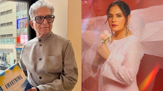 Deepak Chopra released a statement after being named in the Epstein files and Richa Chadha slammed him for his reaction to it.