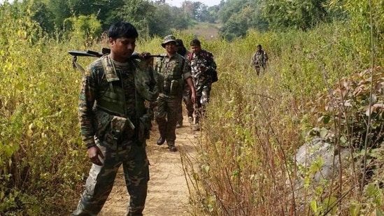 This comes after the CRPF established a forward operating base in Gogunda on November 20, 2025. (HT File Photo)