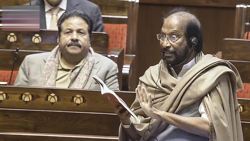 BJP MP Sudhanshu Trivedi said the Opposition was ignorant in not knowing that there was no substantial evidence or media report on the floor of the House (Sansad TV)