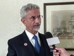 External Affairs Minister S. Jaishankar speaks to the media on the US-India trade agreement, in Washington, DC, on Wednesday. 
