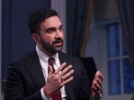 Zohran Mamdani, mayor of New York, during an interview at City Hall in New York, US.