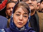 People’s Democratic Party president Mehbooba Mufti on Friday wrote to the union railway minister hailing him for keeping in abeyance the railway projects passing through Kashmir’s apple orchards. However, she urged the ministry for realignment of the projects along the barren land to develop a dedicated fruit corridor for the horticulture-dependent Kashmir valley. (PTI File)