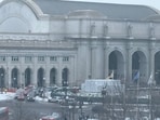 Scenes from outside Union Station after reports of a shooting.