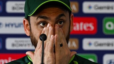 Pakistan captain Salman Ali Agha addressed the tensions with India. (AFP) Pakistan captain Salman Ali Agha addressed the tensions with India. (AFP)