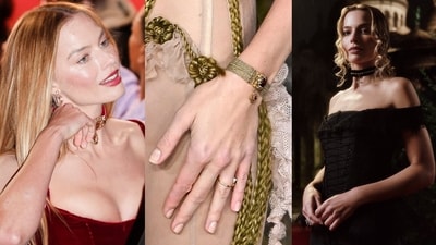 Wuthering Heights: Margot Robbie's goth-glam jewellery deets have us 'choked' (Photos: X) Wuthering Heights: Margot Robbie's goth-glam jewellery deets have us 'choked' (Photos: X)