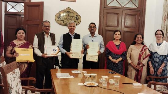 SPPU on Friday signed MoU with BARC, Mumbai to establish “Advanced Knowledge and Rural Technology Implementation (AKRUTI) Kendra” at the university campus. (HT)
