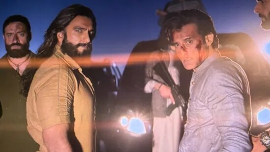 Ranveer Singh and Akshaye Khanna in Dhurandhar