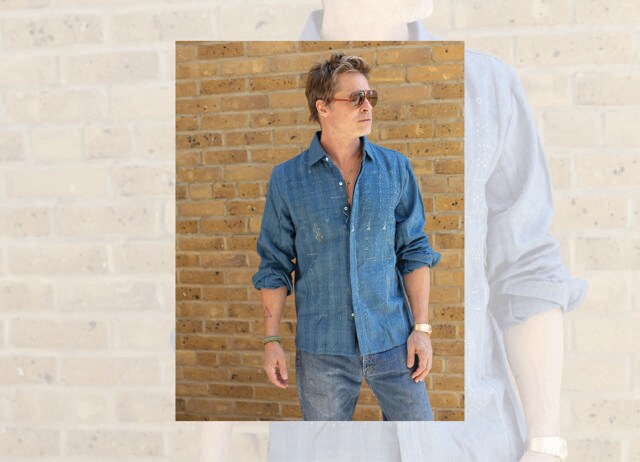 Brad Pitt has been spotted wearing a Tangaliya shirt. (INSTAGRAM/@1111CLOTHING) Brad Pitt has been spotted wearing a Tangaliya shirt. (INSTAGRAM/@1111CLOTHING)