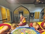 CSMVS hosts live art of sand mandala by Buddhist monks CSMVS hosts live art of sand mandala by Buddhist monks