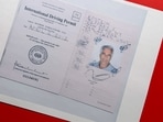 A document that was included in the U.S. Department of Justice release of the Jeffrey Epstein files, photographed Wednesday, Feb. 4, 2026, shows an April 2012 International Driving Permit for Epstein. 