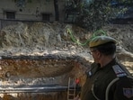 Meanwhile, HT found during a spot check on Saturday that the spot where the incident took place was still not completely secured. (Sanchit Khanna/Hindustan Times) Meanwhile, HT found during a spot check on Saturday that the spot where the incident took place was still not completely secured. (Sanchit Khanna/Hindustan Times)
