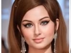 Witness Sharmila Tagore, Asha Parekh, Simi Garewal and many other actors reimagined as contemporary fashion models through the lens of AI. (Instagram/ aitot2.0)