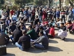 Tension escalated when an administration team, accompanied by police and machinery, reached the site to implement the closure. Councillors and villagers rushed to the site and staged a sit-in protest, opposing the move. (HT File)