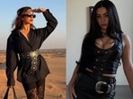 Valentina Ferragni, Krystal Dsouza and Charli XCX wearing chunky belts.