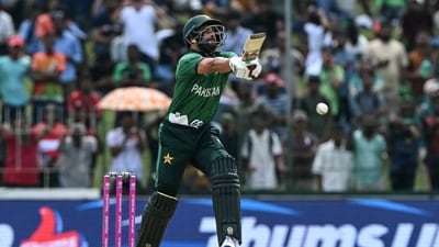 Sahibzada Farhan top-scored for Pakistan with a knock of 47 runs. He was the one who kept the scoreboard moving when Babar Azam was finding it tough even to rotate the strike. (AFP) Sahibzada Farhan top-scored for Pakistan with a knock of 47 runs. He was the one who kept the scoreboard moving when Babar Azam was finding it tough even to rotate the strike. (AFP)