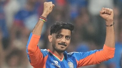 Axar Patel picked up two wickets in the 16th over tilting the game completely in favour of India. (AP)