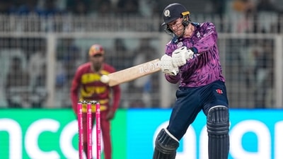 Richie Berrington registered 42 runs off 24 balls. (PTI) Richie Berrington registered 42 runs off 24 balls. (PTI)