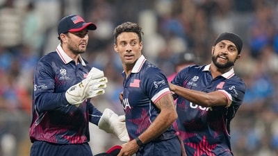 Schalkwyk picked up the wickets of Tilak Varma and Shivam Dube off consecutive deliveries and left India reeling at 46/4 inside the first six overs. (PTI)