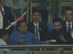 Mukesh Ambani offered a cup of tea to Rohit Sharma. 