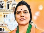 Mumbai, India - Feb. 7, 2026: Mahayuti's nomination for Mumbai mayor-Ritu Tavde from BJP and for Mumbai deputy mayor- Sanjay Shankar Ghadi for 1.25years from Shinde Sena is cooperator from Magathane at BMC head office in Mumbai, India, on Saturday, February 7, 2026. (Photo by Anshuman Poyrekar/Hindustan Times) (Anshuman Poyrekar/HT Photo)