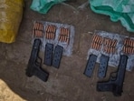 Weapons seized by cops in Amritsar.