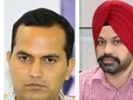 While Yadav was serving as administrative secretary for industries and commerce & investment promotion, Jaspreet Singh held the charge of managing director, Punjab Infotech. (HT Photo)