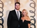 Sam Darnold's fiancée, Katie Hoofnagle, has been a supportive presence as he prepares for Super Bowl 60.