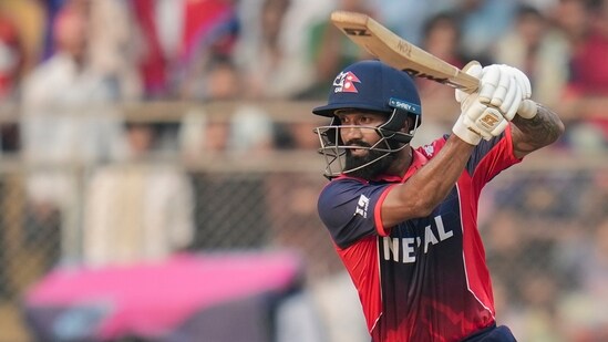 Dipendra Singh Airee was in decent batting form, registering 44 off 29 blls.(PTI)