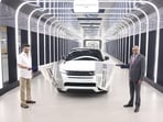 Chief Minister of Tamil Nadu, Thiru M.K. Stalin, with Mr N. Chandrasekaran, Chairman, Tata Sons and Tata Motors Passenger Vehicles, flagging off the production line. 
