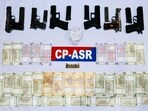 The Amritsar commissionerate police dismantled a cross-border smuggling network with the arrest of five operatives and the recovery of six pistols, 115 grams of heroin, and <span class='webrupee'>₹</span>11.9 lakh in drug money, Punjab DGP Gaurav Yadav said on Monday. (X)