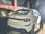 Investigators said the car was parked on the for nearly five hours and no other person was seen approaching it.