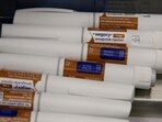 Wegovy pens are sorted at a packaging line at Novo Nordisk's facility in Hillerod, Denmark, March 8, 2024.