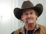 Musician Kid Rock headlined the TPUSA halftime show.
