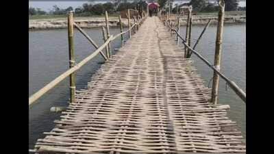 In an era of infra growth, Kosi-Seemanchal region still relies on bamboo bridges In an era of infra growth, Kosi-Seemanchal region still relies on bamboo bridges