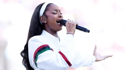 Coco Jones performs "Lift Every Voice and Sing" before Super Bowl LX game between the Seattle Seahawks and the New England Patriots at Levi's Stadium (Photo by Kevin C. Cox / Getty Images via AFP) Coco Jones performs "Lift Every Voice and Sing" before Super Bowl LX game between the Seattle Seahawks and the New England Patriots at Levi's Stadium (Photo by Kevin C. Cox / Getty Images via AFP)