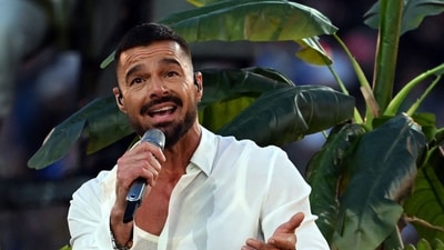 Puerto Rican singer Ricky Martin performs during Super Bowl LX Halftime Show at Levi's Stadium ((Photo by JOSH EDELSON / AFP)) Puerto Rican singer Ricky Martin performs during Super Bowl LX Halftime Show at Levi's Stadium ((Photo by JOSH EDELSON / AFP))