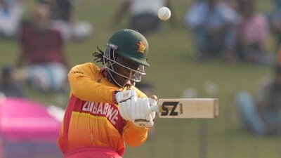 Tadiwanashe Marumani got Zimbabwe off to a flying start as he punished the Oman bowlers in the powerplay. (AP) Tadiwanashe Marumani got Zimbabwe off to a flying start as he punished the Oman bowlers in the powerplay. (AP)