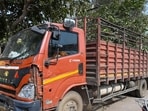 Police have detained the driver of the vegetable truck from the spot, said Amit Tomar, Sector 58 station house officer (SHO), adding a case of death by negligence will be registered after receiving a complaint. (Sunil Ghosh/HT Photo)