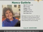 A possible suspect's surveillance image in the disappearance of 84-year-old Nancy Guthrie may be revealed on Tuesday. She was reported missing from her Tucson residence on January 31.