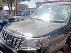 The SUV used in the crime (HT PHOTO)