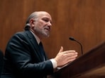 US Secretary of Commerce Howard Lutnick testifies during a Senate Appropriations Subcommittee on Commerce, Justice, Science, and Related Agencies hearing in Washington, 