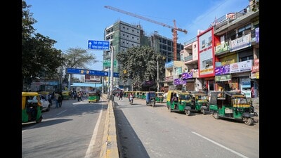 Project to add covered walkways, wayfinding, CCTV and universal access as metro links boost footfall; consultant to draft report for traffic management. (Parveen Kumar/HT) Project to add covered walkways, wayfinding, CCTV and universal access as metro links boost footfall; consultant to draft report for traffic management. (Parveen Kumar/HT)