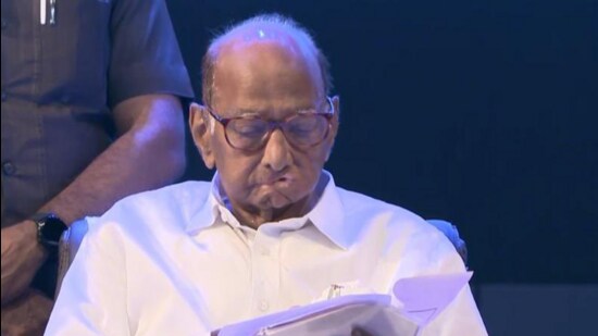 Former Union minister Sharad Pawar was hospitalised on Monday after complaining of cough, fatigue, and mild breathing discomfort. (X)
