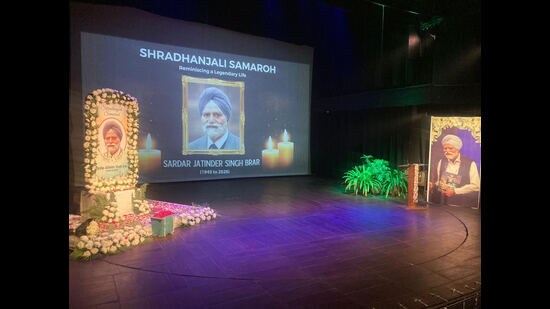 Jatinder Brar, the visionary founder of Punjab Naatshala, breathed his last on January 24. (HT Photo)