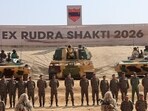 Lt Gen Dhiraj Seth, General Officer Commanding-in-Chief of the Southern Command, reviewed ‘Exercise Rudra Shakti’ conducted by Rudra Brigade at Pokhran Field Firing Ranges. (HT) Lt Gen Dhiraj Seth, General Officer Commanding-in-Chief of the Southern Command, reviewed ‘Exercise Rudra Shakti’ conducted by Rudra Brigade at Pokhran Field Firing Ranges. (HT)
