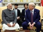 Prime Minister Narendra Modi and US President Donald Trump at the White House in Washington D.C.