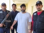 STF officials said that Sombir, 39-year-old, was wanted in 26 criminal cases registered at different police stations. (Parveen Kumar/HT PHOTO)