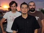 Tommaso Cioni, Dominic Evans, and Walter Goncalves - members of the band Early Black.